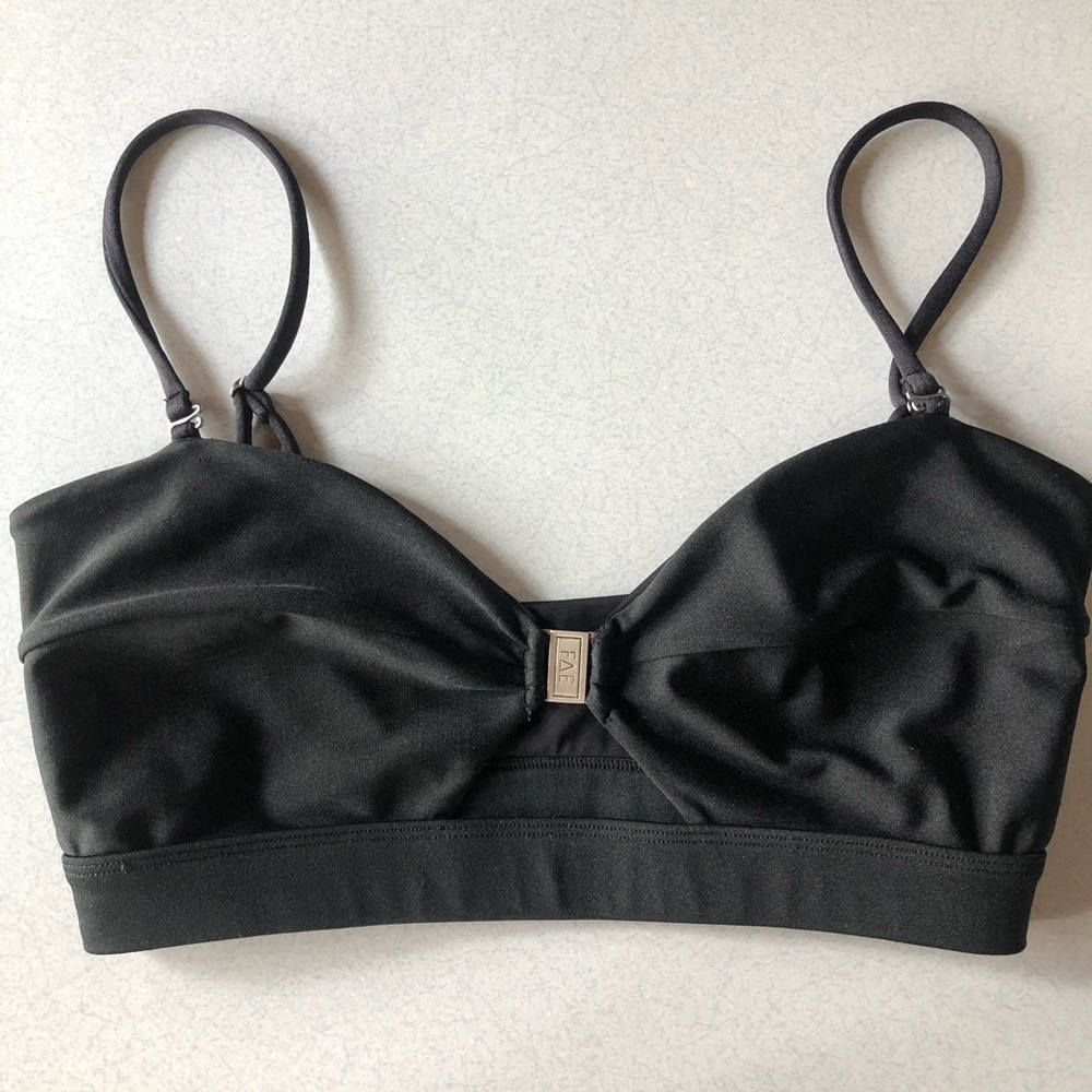FAE Black Swim Top size medium Sexy Sneak peek. Nwot